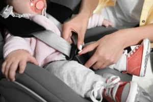 when can a kid ride in the front seat